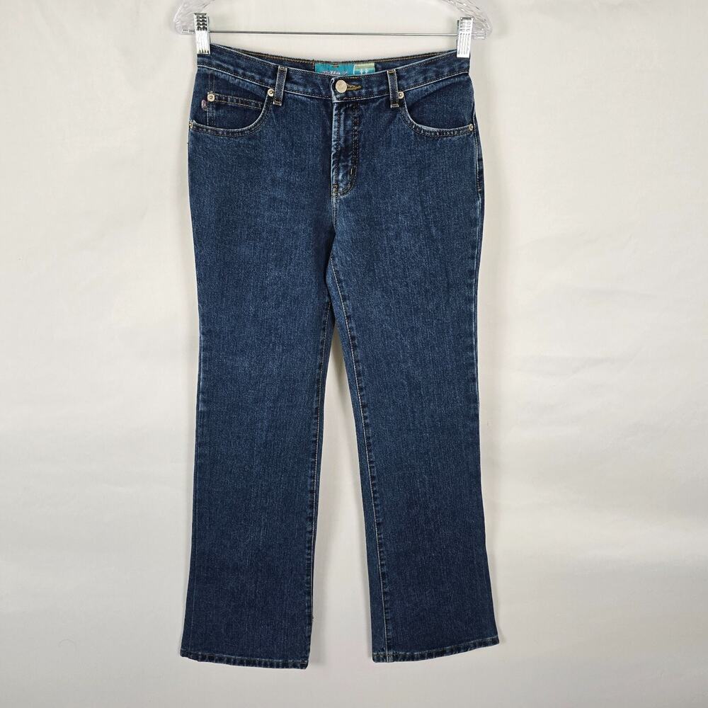 T.T. Blues Jeans Junior's 7 Blue Medium Wash Regular Fit Cotton